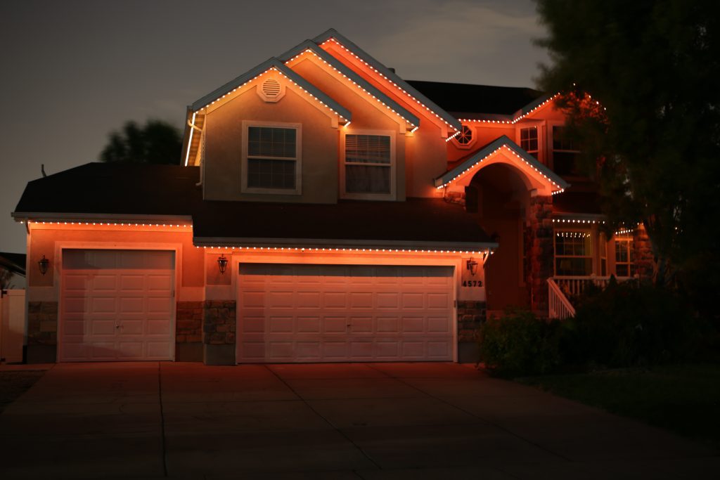 Permanent Outdoor Lights in Orange